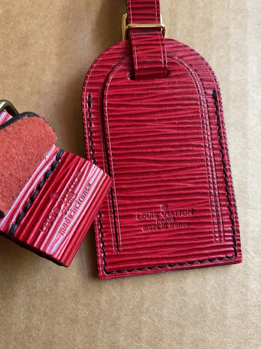 ✅LV PICK 1 set color, AUTHENTIC LEATHER TAG